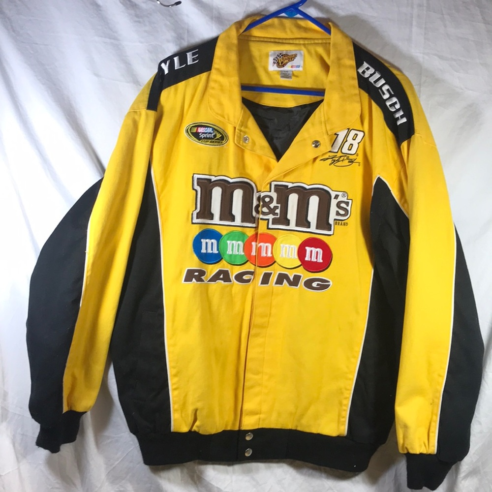 Kyle Busch NASCAR denim jacket